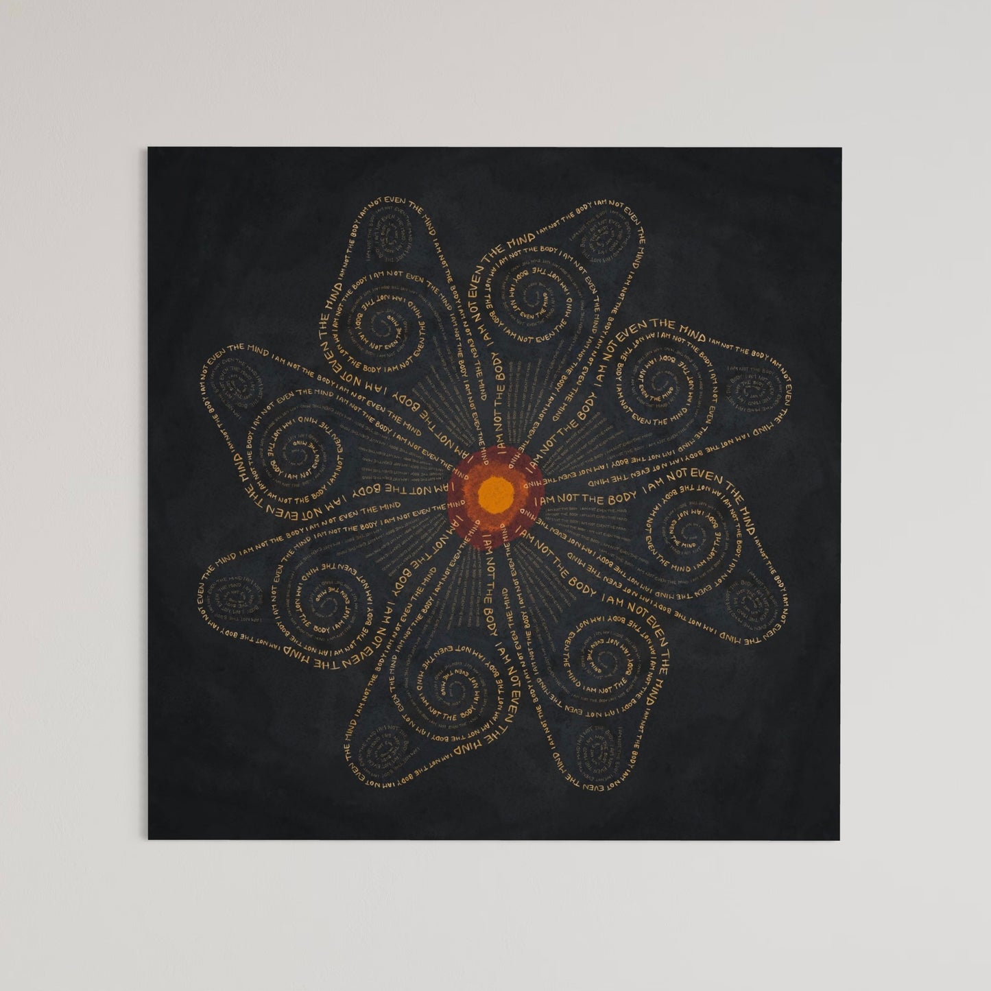 I Am Not The Body I Am Not Even The Mind Mandala